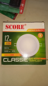 DOWNLIGHT SCORE CLASSIE PREMIUM QUALITY 12 W KUNING-D4