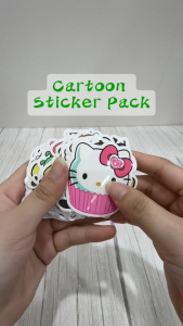 Cartoon Sticker Pack 50/100pcs Sonic Pokmon Garten of Ban Ban Football Skibidi Toilet Man Kitty Godzilla Roblox sanrio