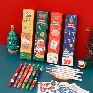 Christmas My Five-Piece Set Student Gel Pen Stationery Set Cute Christmas Surprise Gift