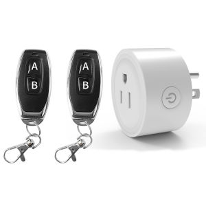 US Plug RF433 Wireless Remote Control Socket RF Remote On/Off Electrical Outlet for Home Lights Fans TVs Wireless Power Switch