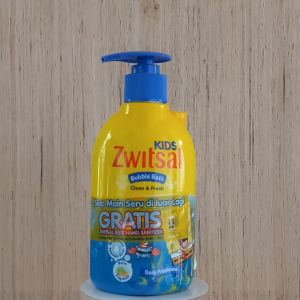 Zwitsal Kids Bubble Bath Daily Freshness 280 ml Biru