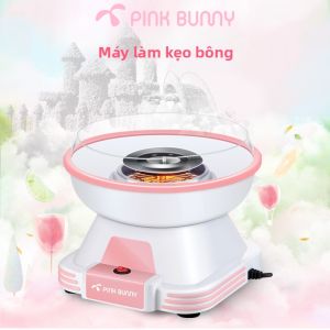 PINK BUNNY | Máy Làm Bông Kẹo Tự Động Cho Trẻ Em Dùng Tại Nhà