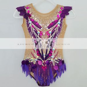 Liuhuo Rhythmic Gymnastics Performance Wear Female Kids Adult Professional Gymnastic Competition Outfit Cheerleading Training Bd1854