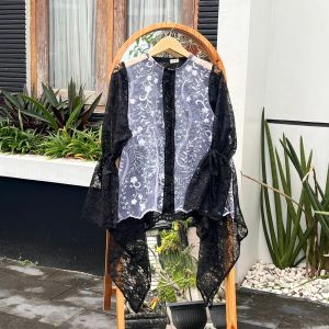 OUTER BRUKAT KOREAN STYLE KEKINIAN OUTER BLOSSOM TERCANTIK