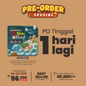 Family Boardbook Baby Stories Book 25 Nabi dan Rasul PQS Sumber Ilmu / Buku Cerita Anak / Buku Anak Anak