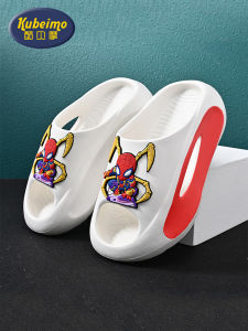 Cool Childrens Indoor Slippers Anti-Slip Comfortable Breathable Cartoon Design Boys Slippers Odor-resistant Easy to Wear