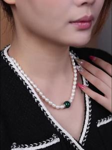 Calming Freshwater Pearl Necklace Holiday Gift
