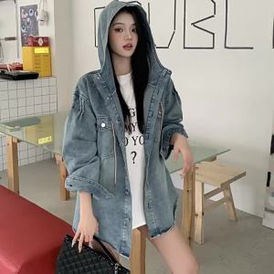 CHOUXIE | Youthful Trendy Chun Xiao Style Denim Short Jacket