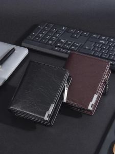 Baellerry | Ví Nam Baellerry Da PU Giả Cổ Điển Nhiều Ngăn Đựng Thẻ Phong Cách Kinh Doanh Giản Dị Nhỏ Gọn Thích Hợp Làm Quà Tặng