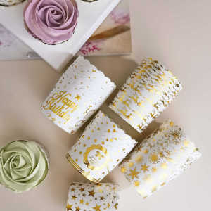 Large Size Muffin Cup Paper Baking Cake Tray for Oven And Air Fryer High Temperature Resistant Baking Tools Kitchen Supplies