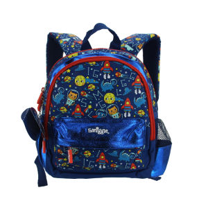 Australia smiggle original childrens schoolbag baby shoulder backpack Space Exploration kawaii kids bag 1-4 years old 11 inches