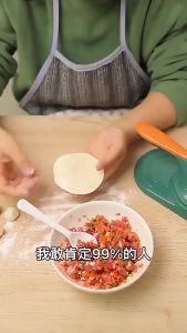 Portable Dumpling Artifact 2-IN-1 Household Pressure Dumpling Mold DIY Baking Mold Dumpling Artifact Kitchen Tool