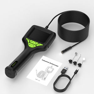 2-100m 2.8-inch IPS Screen Industrial Endoscope Camera 8mm 1080P IP67 Borescope Inspection Camera for Pipeline Sewer Machinery