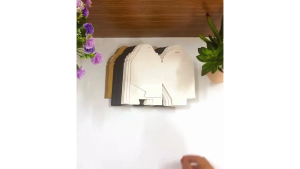 Set 10 Hộp giấy đựng quà (có tặng kèm rơm và nơ ruy băng) đựng quà cưới bánh kẹo (4 màu)