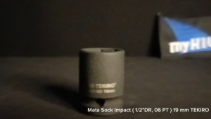Mata Soket PUKUL 19 mm 1/2" inch DR. 6 PT / Kunci Socket IMPACT Sock Spanner TEKIRO