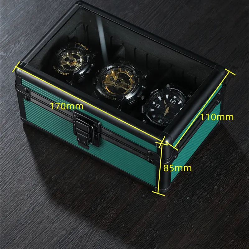 Aluminium watch box best sale