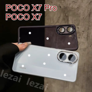 Casing for Xiaomi POCO X7 Pro POCOX7 2025 5G Case with Camera Protector Clear Luxury Cover
