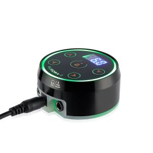 Tattoo Power Supply LCD Display Tattoo Transfomer Daul Mode Switching RGB Colorful Light with UK Plug