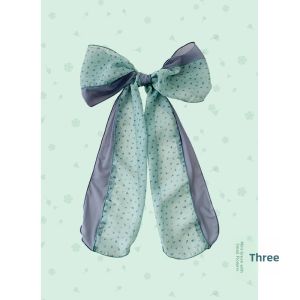 WEIAI | Mint Green Silk Scarf Womens Spring Summer Thin Long Strip Korean Style High End Feel Atmosphere Sense Narrow Band Neck Scarf