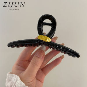 ZIJUN | Minimalist Gold Hollow Hair Clip