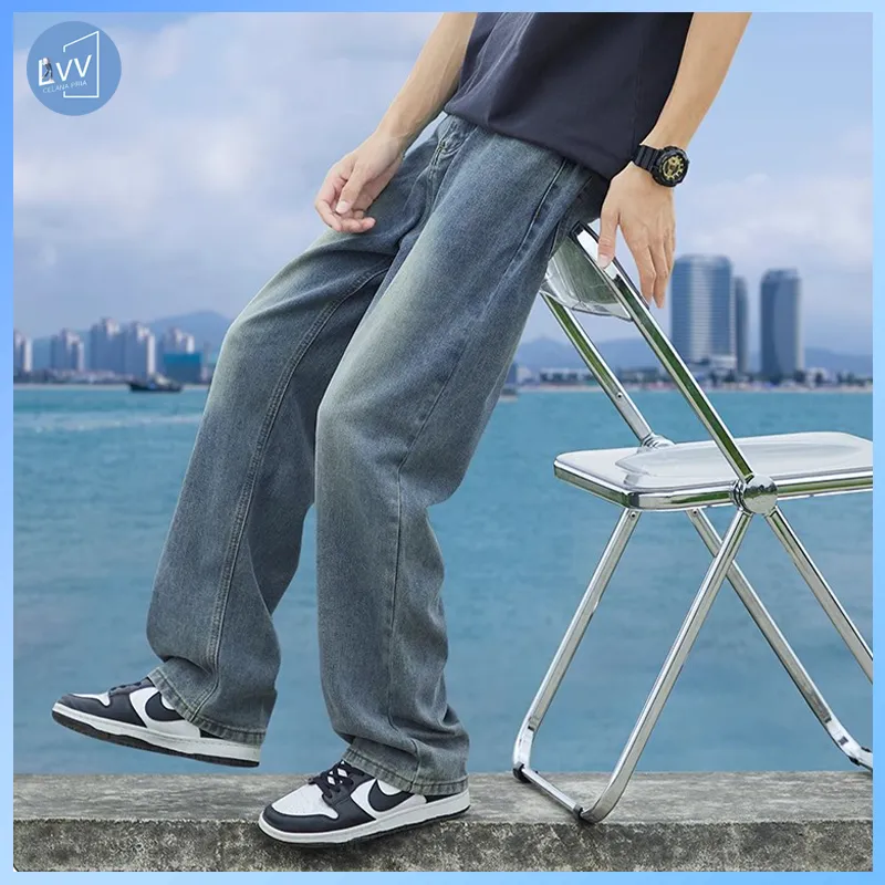 Celana Jeans Pria Celana panjang pria jeans Celana jeans biru