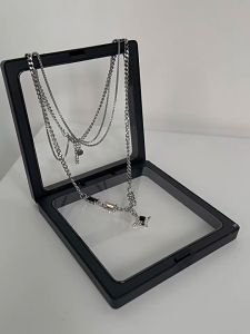 สร้อยคอ 2 เส้น ดาวกระจายมุกดำ (626) รวมฟิลเลอร์เส้นด้วย ราคาที่ยอดเยี่ยม