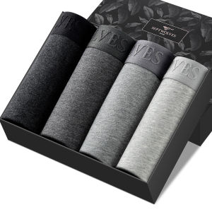 Quần Lót Nam Septwolves Cotton Nguyên Chất Cạp Vừa Quần Lót Nam Thoáng Khí Thoải Mái Kháng Khuẩn Quần Lót Nam Mùa Đông 2024