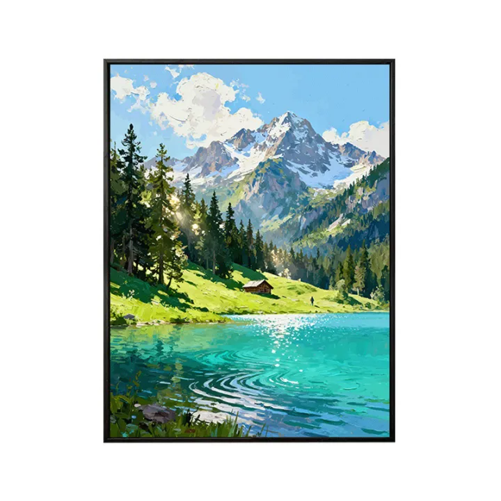 Healing Style Landscape Digital Oil Painting DIY Drawing Wall Art healing-style-landscape-digital-oil-painting-diy-drawing-wall-art