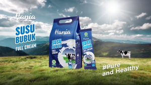 Susu Bubuk Halal Hania HNI – 10 Sachet | Untuk Anak Dewasa & Lansia