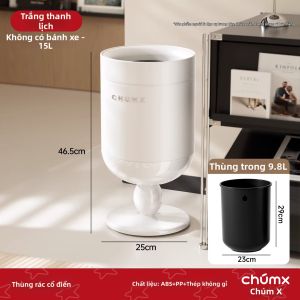 CHUMX | Thùng Rác Inox Đẹp Dung Lượng Lớn