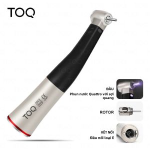 Đầu Tay Khoan Nha Khoa X95L Red Ring Contra Angle 1:5 Sợi Quang Tốc Độ Thấp Dùng Cho Động Cơ Nha Khoa Loại E Đa Năng