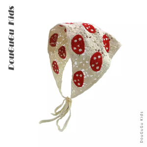 Baby Headwear Ins ~ Small Mushroom Hair Accessories Girls Hairband Cute Princess Bandage Girl Headscarf Sweet Spring & Fall