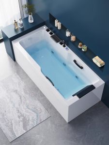 New Adult Home Use Independent Acrylic Bathtub Surfing Massage Bathtub Homestay Hotel Hotel Internet Celebrity Bathtub