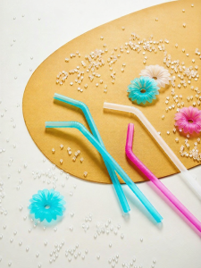 kochblume | Eco-Friendly Silicone Drinking Straw Portable