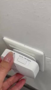 LED Night Light With Motion Sensor Lights EU Plug Socket Wireless Wall Lamp For Kitchen Bedroom Cupboard Closet Stairs Lighting
