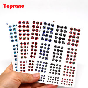 183Pcs/Card Fishing Lures Eyes Lifelike Fish Eyes Artificial Holographic Fake Eyes Fly Tying DIY Lures Making Accessories