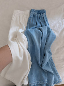 YAYANGREN | Summer Lightweight Cool Fabric Wide Leg Jeans