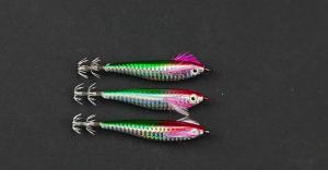 Ackibbik 3 Dạ Quang Mực Jig Hook Phát Sáng Tôm Mồi Câu Cá Cho Nước Mặn Mực Nang Ngang Jigging Đại Dương Bãi Biển Sông Phụ Kiện Câu Cá