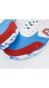 รองเท้าฟุตซอล Breaker (BK1230)[ฟรีถุงเท้ากันลื่น] หน้าหนังกลับ พื้นลายหินอ่อน นุ่มใส่สบาย แถม 1 Socksy ขาว