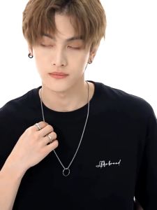 KALUNG TITANIUM PRIA WANITA ROLO LIONTIN CINCIN MODEL HIP HOP KOREA
