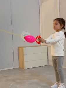 【24H delivery ● COD】 Childrens Double Shuttle Rally Ball Parent-child Outdoor Interactive Toy Lala Ball Sensory Training