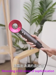 HairDryer 1800WHigh Speed Hair Dryer Negative Lon Hair Care Fast Drying Low Noise Temperature Control Lightweight Travel