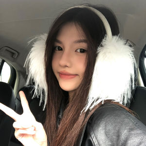 Tassel Fluffy Ear Muffs Womens Winter New Style Warm Cold Proof Foldable Outdoor Cycling Ear Covers Ear Warmers