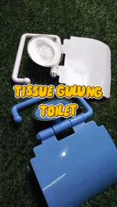 (BISA COD)TEMPAT TISSUE ROLL TOILET GULUNG HOLDER TISU WC TISSU GANTUNG TEMPEL DINDING KAMAR MANDI