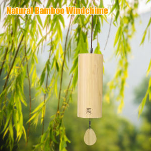 Outdoor Home Patio Garden Decoration Bamboo Chord Wind Chime Boho Windchime Chord Natural Music Chimes Handmade Windbell Wind Chimes Lucky Charm 2026