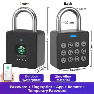 eLinkSmart | Smart Padlock Remote Control Password Lock Stainless Steel Waterproof