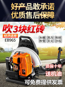 High Power Back Pack Snow Blower Engineering Road Maintenance Gasoline Blower Vegetable Falling Wind Machine Fire Extinguisher