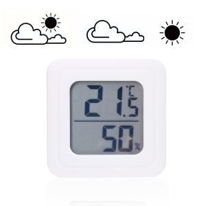 【On Sale】LCD Digital Thermometer Hygrometer Indoor Room Electronic Temperature Humidity Meter Sensor Gauge Weather Station For Home ﻿