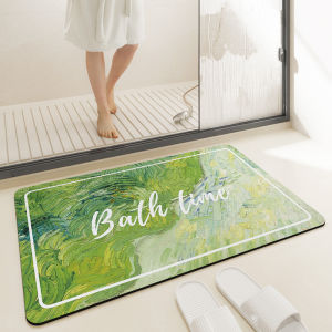 Water Absorption Slip Resistance Bathroom Door Mat