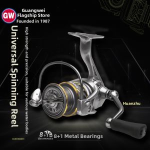 GW | Lightweight Interchangeable Left/Right Hand Spinning Reel 8+1 Bearings